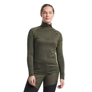 Tenson Himalaya Fleece Met Halve Rits Olijf