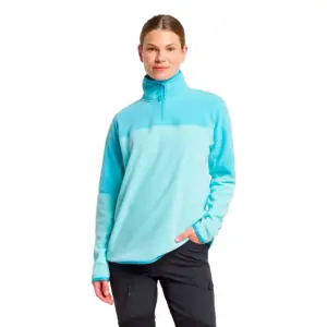 Tenson Himalaya Fleece Met Halve Rits Turquoise