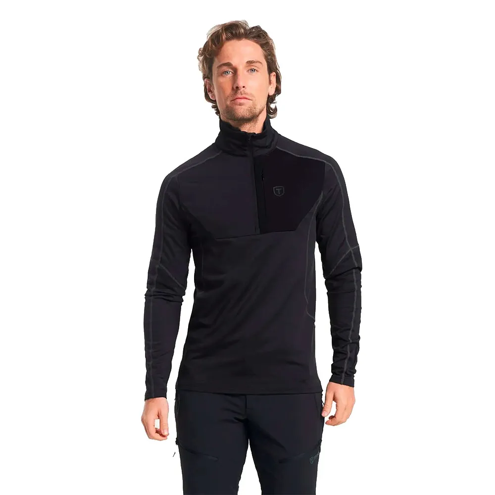 Tenson Txlite Fleece Met Halve Rits Olijf