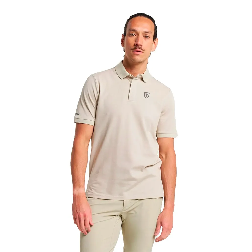 Tenson Txlite Korte Mouw Poloshirt Creme