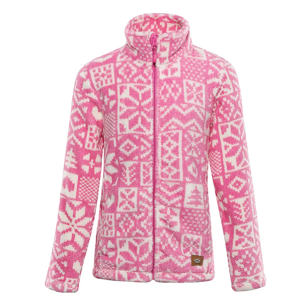 Alpine Pro Eflino Sweatshirt Met Rits Roze