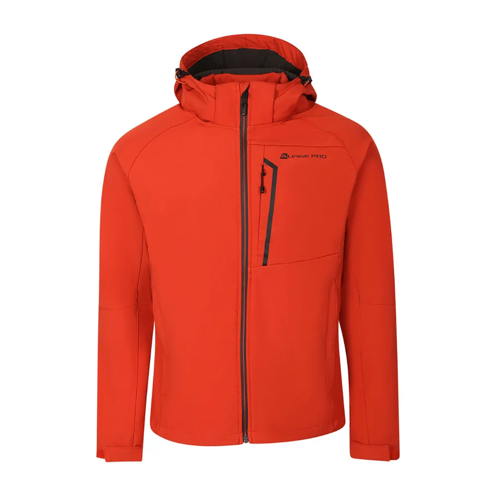 Alpine Pro Hoor Softshelljack Rood