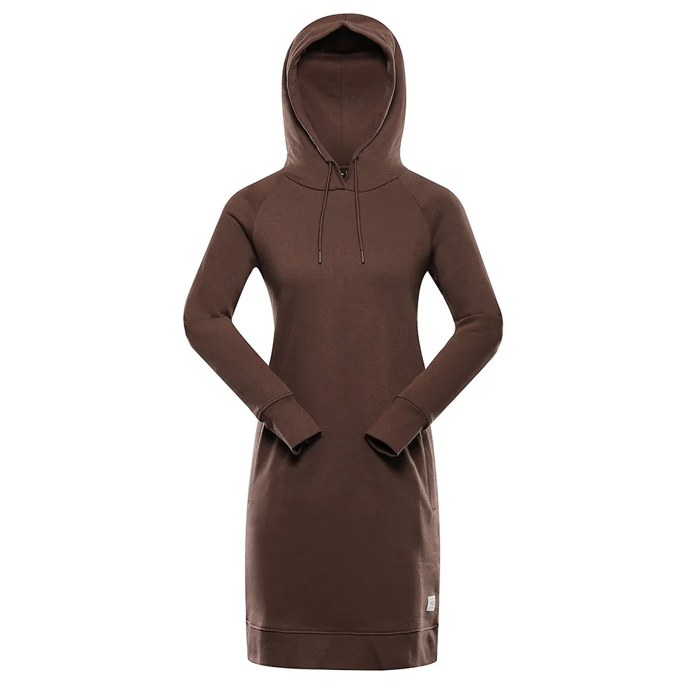 Alpine Pro Oleba Lang Mouw Jurk Rain Drum