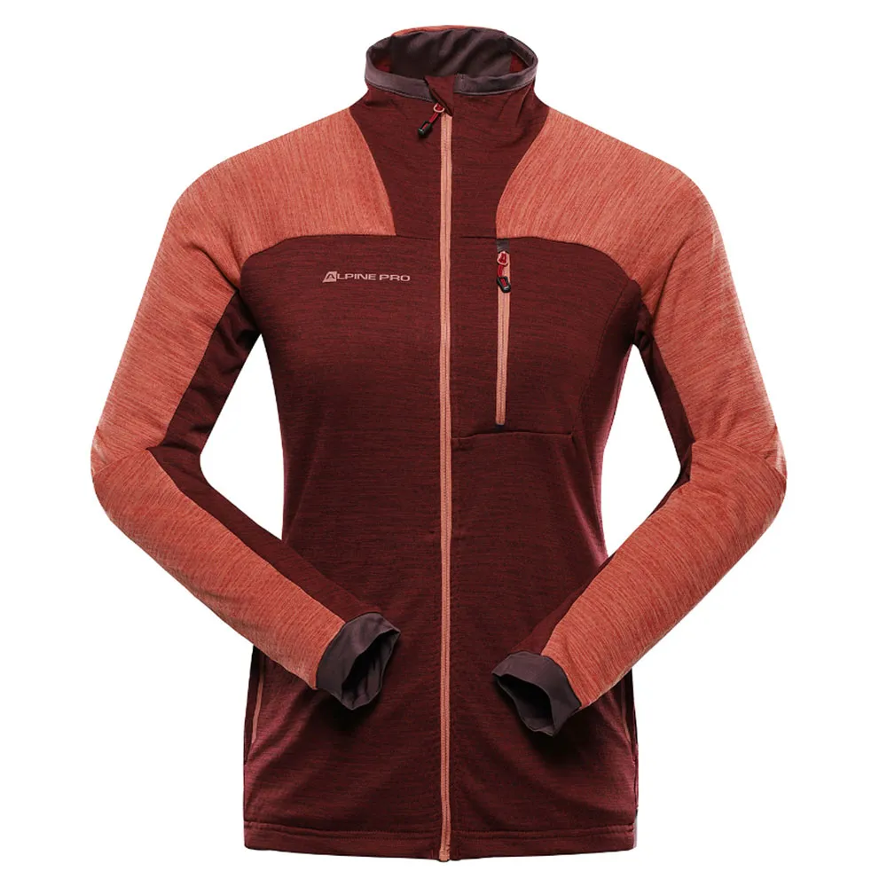 Alpine Pro Onneca 3 Sweatshirt Met Rits Oranje