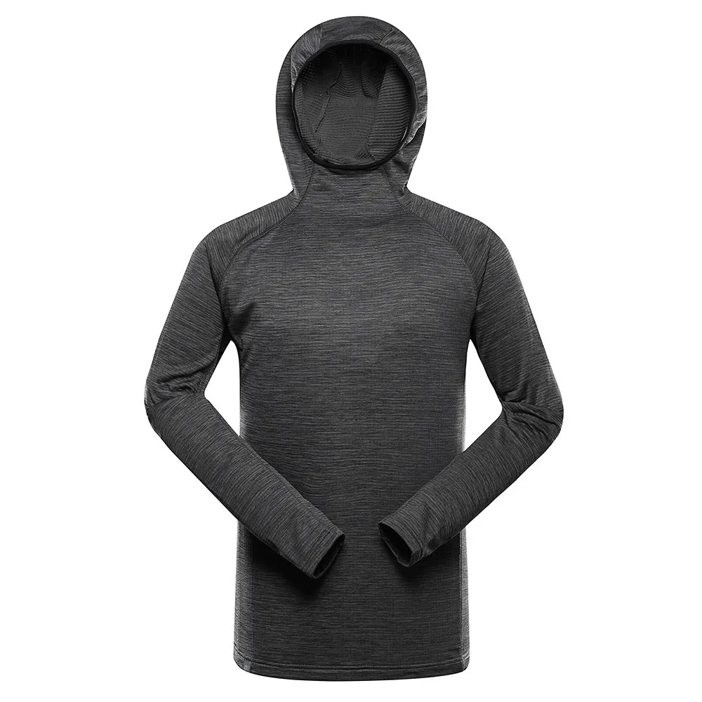 Alpine Pro Rolt Sweatshirt Met Rits Zwart