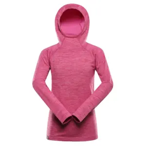 Alpine Pro Rolto Sweatshirt Met Rits Roze