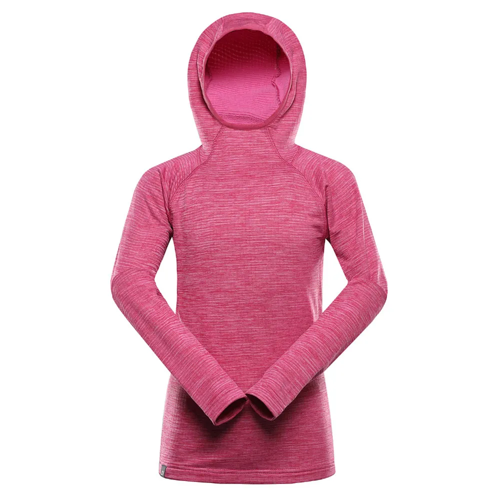 Alpine Pro Rolto Sweatshirt Met Rits Roze