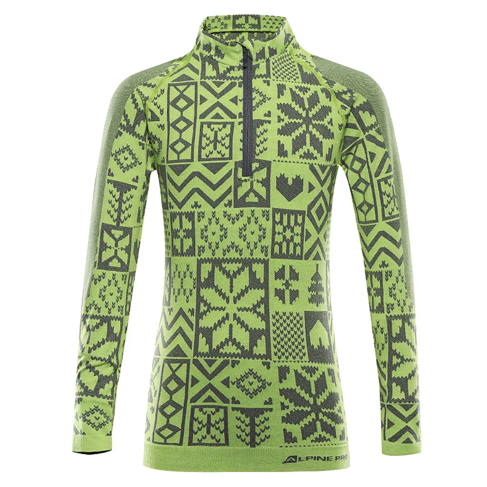 Alpine Pro Seamo Lange Mouwen Basislaag Acid Lime