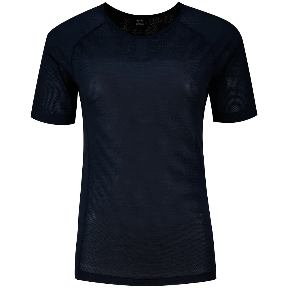 Rapha Merino Lightweight Korte Mouwen Basislaag Blauw