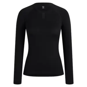 Rapha Merino Lange Mouwen Basislaag Zwart