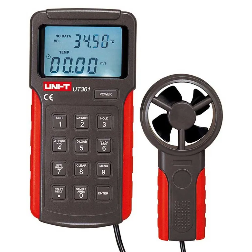 Uni Ut361 Windmeter Grijs