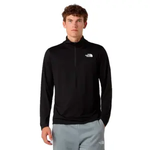 The North Face 24/7 Half Rits Lange Mouw T-shirt Zwart