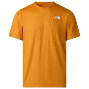 The North Face 24/7 Pentadome Embossed T-shirt Met Korte Mouwen Oranje