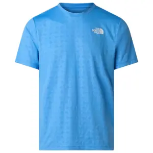 The North Face 24/7 Pentadome Embossed T-shirt Met Korte Mouwen Blauw