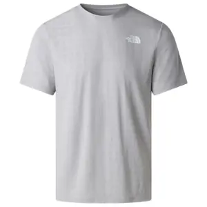 The North Face 24/7 Pentadome Embossed T-shirt Met Korte Mouwen Grijs