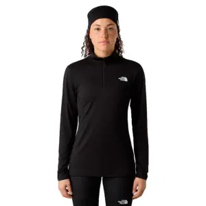The North Face Flex Half Rits Lange Mouw T-shirt Zwart
