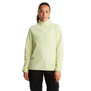 The North Face Glacier Fleece Met Halve Rits Lemon Mist
