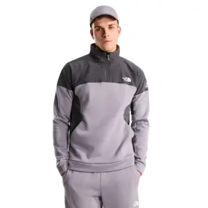 The North Face Mountain Athletics Fleece Met Halve Rits Antraciet