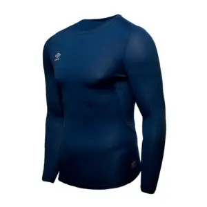 Umbro Core Power Thermal Lange Mouwen Basislaag Marineblauw