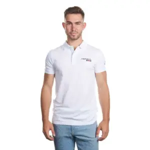 Fischer Signature Korte Mouw Poloshirt Wit