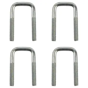 Moose Utility Division 5/16´´x2-1/4´´ U-bout 4-pack Zilver