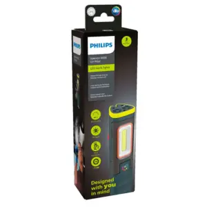 Philips Uv Workshop Pillar 500lm 5w 4400mah Ik07 Ip65 Zaklamp Grijs