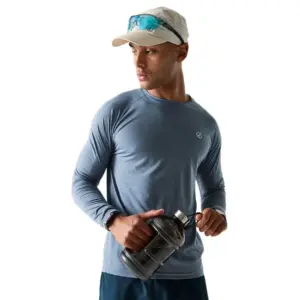 Dare2b Agile T-shirt Met Lange Mouwen Mercury