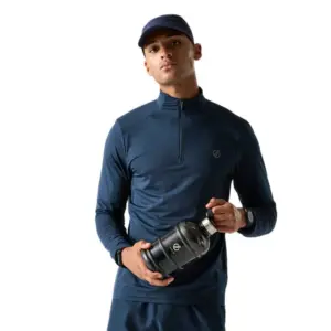 Dare2b Power Up Iv Sweatshirt Met Halve Rits Blauw