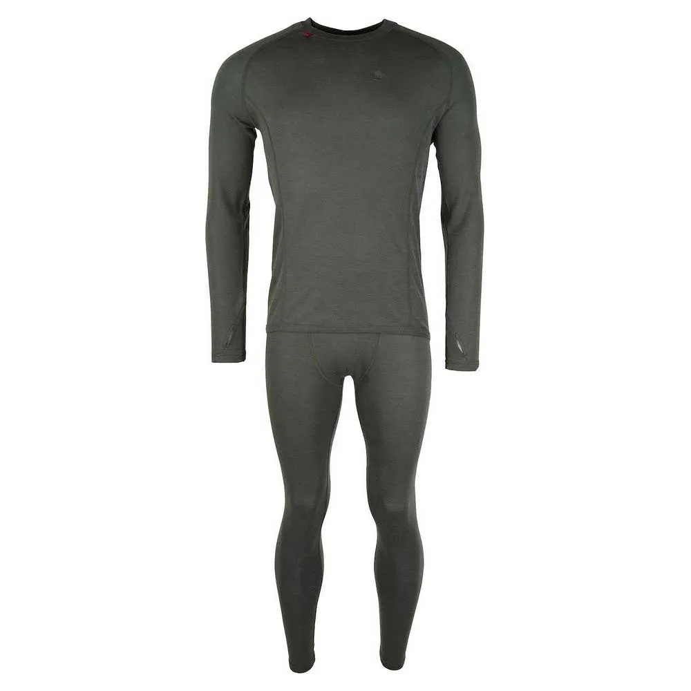Westin Wool Pro Lange Mouwen Basislaagset Dark Sage