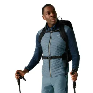 Regatta Anderson Marl Hybrid Jas Blauw