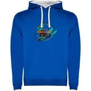 Kruskis Breathe Bicolor Hoodie Blauw