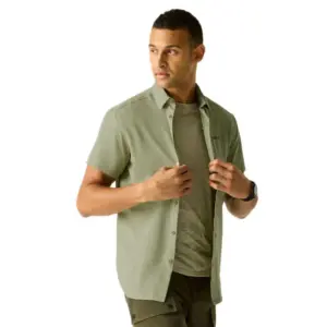 Regatta Anti-insect Travel Overhemd Met Korte Mouwen Light Sage