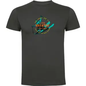 Kruskis Breathe T-shirt Met Korte Mouwen Grijs