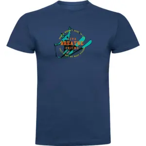 Kruskis Breathe T-shirt Met Korte Mouwen Blauw