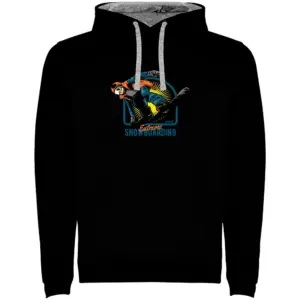 Kruskis Extreme Snowboarding Bicolor Hoodie Zwart