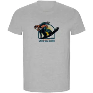 Kruskis Extreme Snowboarding Eco T-shirt Met Korte Mouwen Grijs