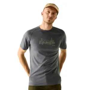 Regatta Escade T-shirt Met Korte Mouwen Dark Storm