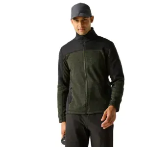 Regatta Highton Fleece Met Volledige Rits Zwart