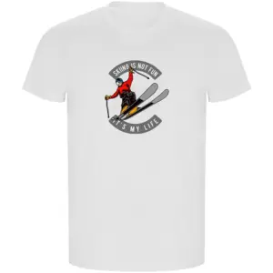Kruskis Skiing Is Not Fun Eco T-shirt Met Korte Mouwen Wit