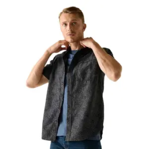 Regatta Mindano Overhemd Met Korte Mouwen Ash Textured Print