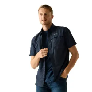 Regatta Mindano Overhemd Met Korte Mouwen Night Sky Textured Print