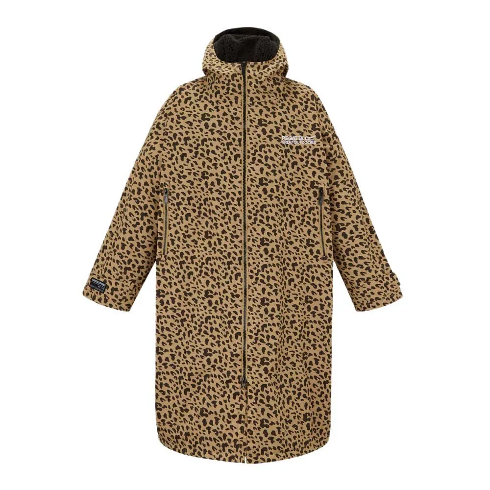Regatta Robe Parka Abstract Leopard Spot