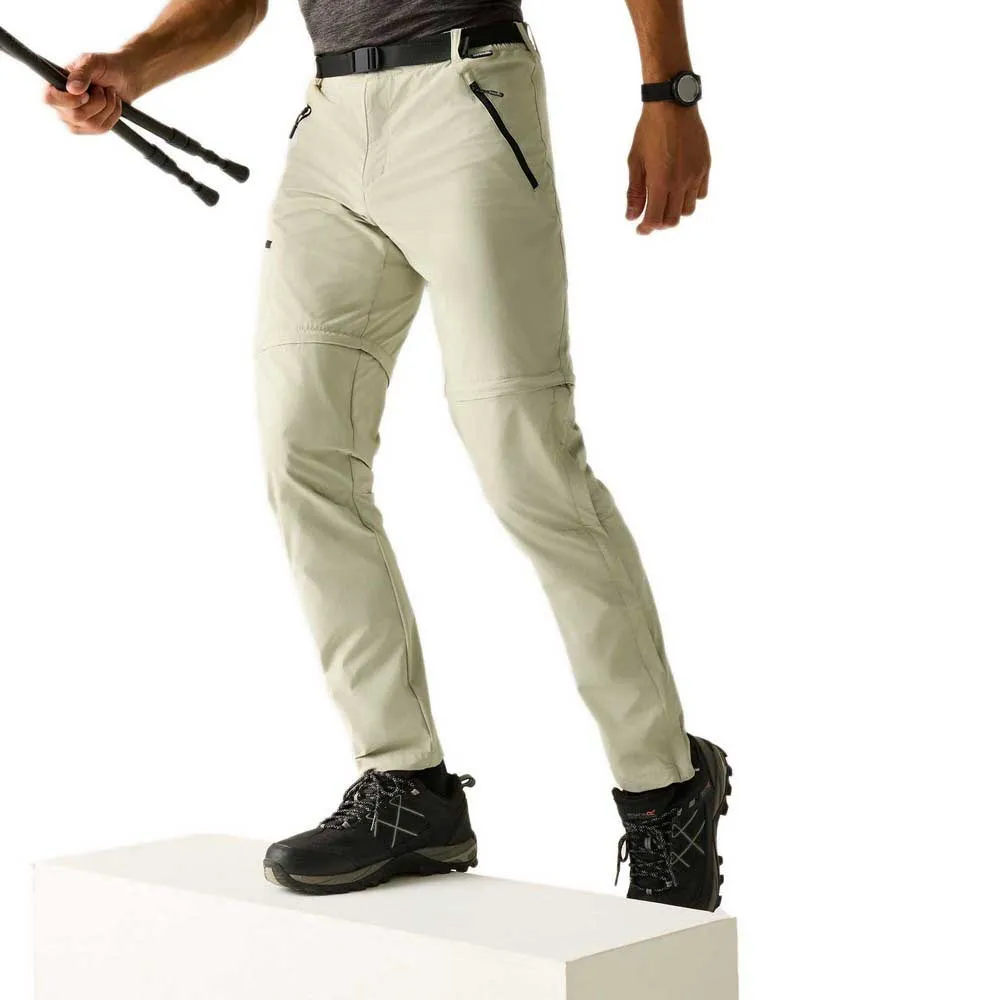 Regatta Xert Stretch Zip-off Broek Abbey Stone