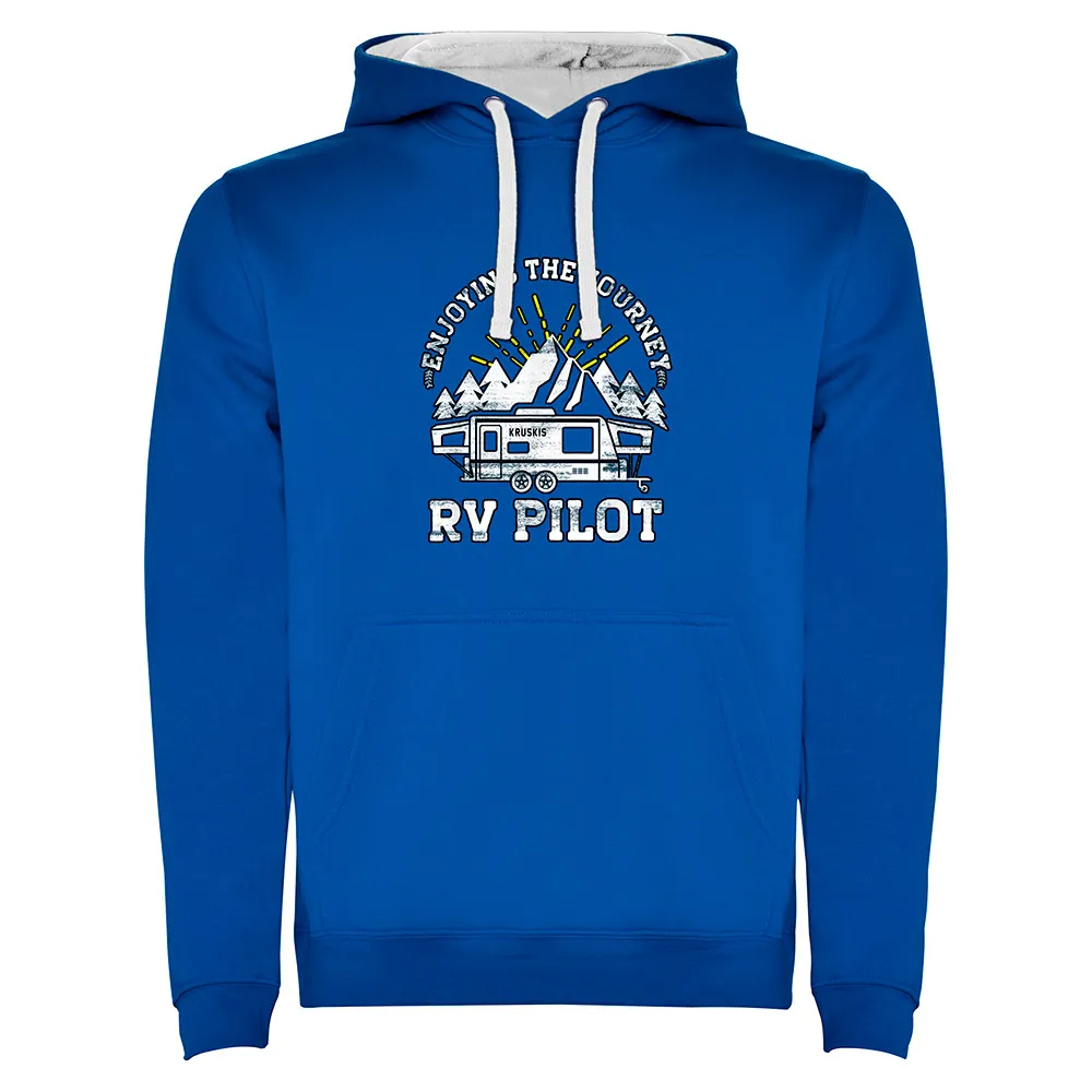 Kruskis Pilot Two Colour Hoodie Blauw