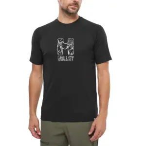 Millet Cimaï Natural T-shirt Met Korte Mouwen Zwart