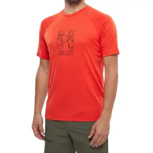 Millet Cimaï Natural T-shirt Met Korte Mouwen Paprika