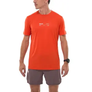 Millet Intense Essential T-shirt Met Korte Mouwen Paprika