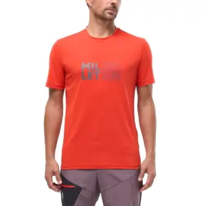 Millet Seneca T-shirt Met Korte Mouwen Paprika