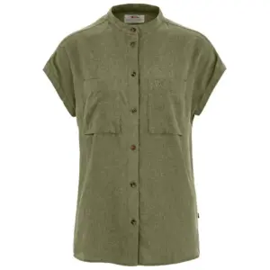 Fjällräven Övik Hemp Overhemd Met Korte Mouwen Groen