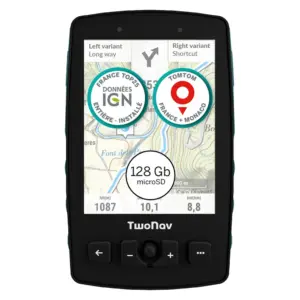 Twonav Aventura 2 Plus 32 Gb + Microsd 128 Gb + France Ign Top25 Gps Zwart